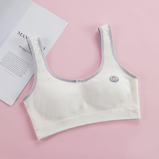 【买一送一！】少女文胸发育期女孩小背心 学生内衣女 初中生运动女童内衣12-16岁-QQ 商品图5