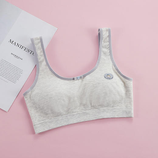 【买一送一！】少女文胸发育期女孩小背心 学生内衣女 初中生运动女童内衣12-16岁-QQ 商品图6