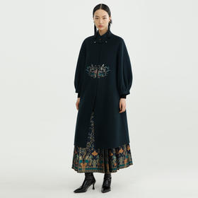 戴布拉芬呢大衣L27D728