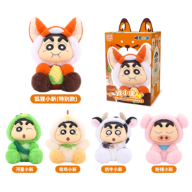 灵动创想 蜡笔小新 搪小偶M vol.3 牧场物语 全5种 4只/盒 盲盒