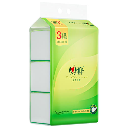 心相印 茶语丝享系列150抽三层塑装纸面巾 商品图3