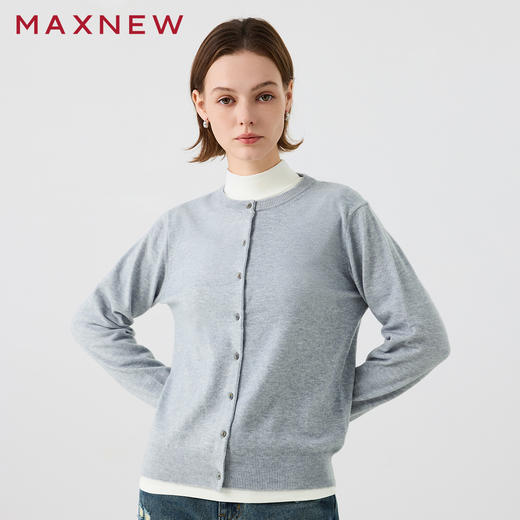 【毛衫】合体开襟毛衫1N4222503 商品图2