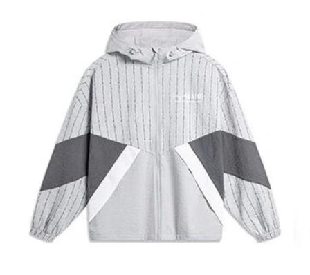 李宁运动风衣男2024新款健身训练跑步防风宽松夹克外套上衣AFDU093 商品图10