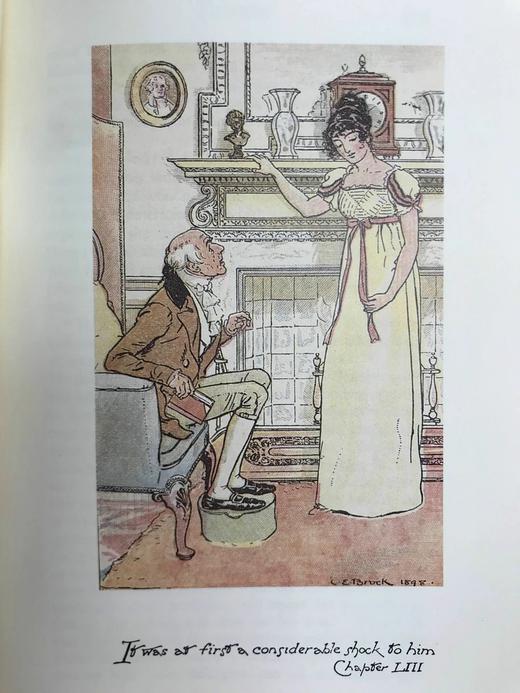 简·奥斯汀《爱玛》 布洛克兄弟12幅彩色插图 豪华皮装大32开 商品图11