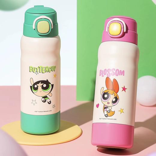 【品牌直发】【杯具熊飞天小女警联名系列】 便携简约运动杯 保温杯 商品图3