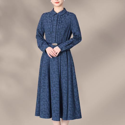 HWW轻奢设计师女装连衣裙初秋新款修身时尚连衣裙DHZFF403091 商品图7