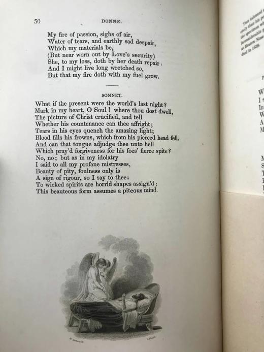 约19世纪中早期 诗人之书 40幅钢版画插图 全真皮精装大32开 商品图10