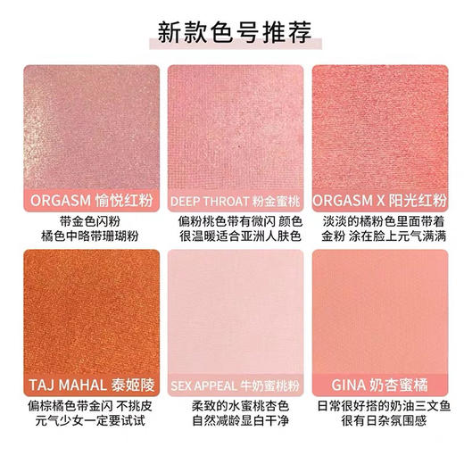 【海关保税直发】NARS腮红修容裸妆经典愉悦红粉Orgasm泰姬陵behave-会员5折 商品图5