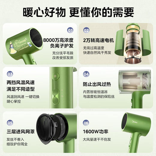 美的负离子吹风机MB-AJ0502 商品图7