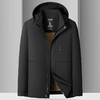 【可拆卸帽】【新款DKP】大依优型大码加绒棉衣连帽夹克棉服休闲胖子大码男休闲宽松加肥加大上衣冬季外套 商品缩略图4