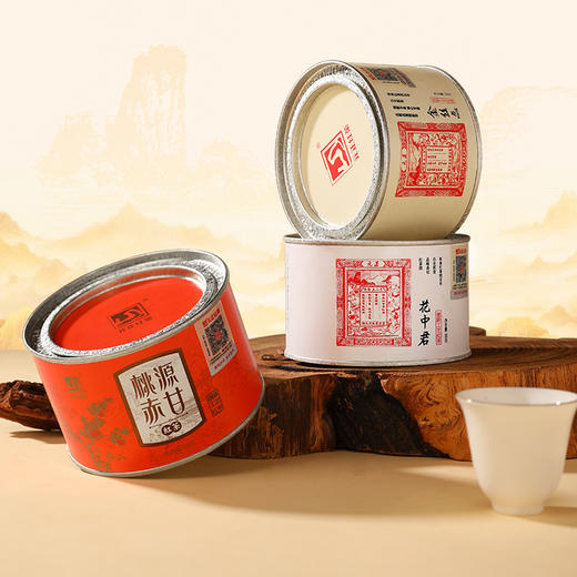 元正 蜜香金丝蕊花中君桃源赤甘 特级红茶正宗口粮茶组合装罐装150g 商品图3