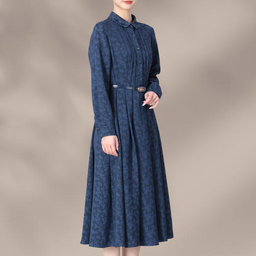 HWW轻奢设计师女装连衣裙初秋新款修身时尚连衣裙DHZFF403091 商品图2