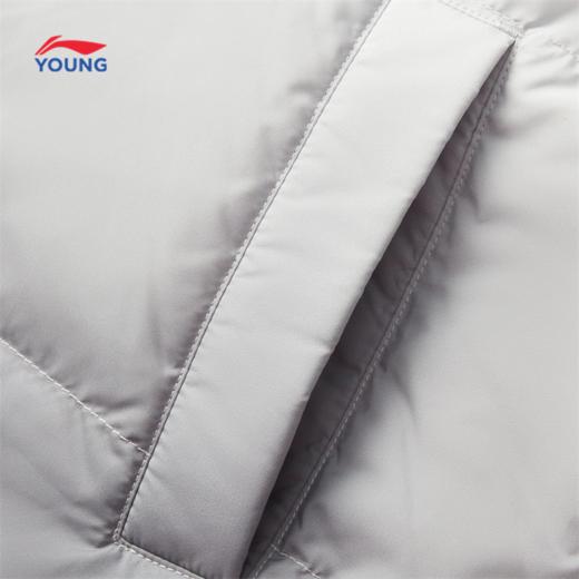 【140断码】李宁男大童篮球生活系列宽松80%鸭绒中羽绒服YYMU025【库存有限，如无货将做退款，介意慎拍！】 商品图4