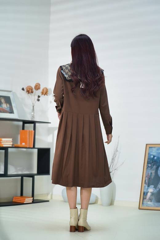 【L1】D63尖角长袖连衣裙5W4L94030 商品图3