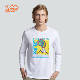 【限时秒杀】OZARK奥索卡秋季新款男户外环保长袖T恤长袖运动衫359530