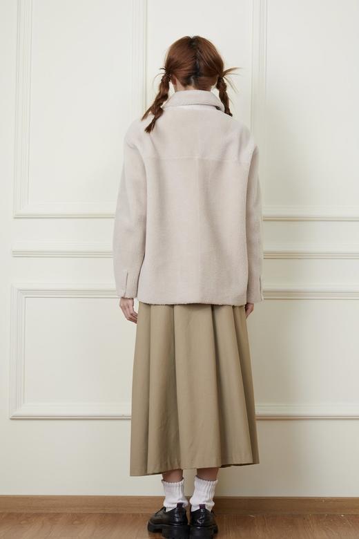 amadella 米色羊羔绒棉服外套 19128 商品图3