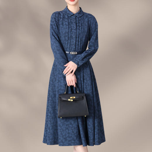 HWW轻奢设计师女装连衣裙初秋新款修身时尚连衣裙DHZFF403091 商品图5