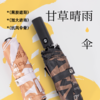 甘之草雨伞 复合黑胶伞布 抗风骨架 不易变形 白色/黑色 商品缩略图0