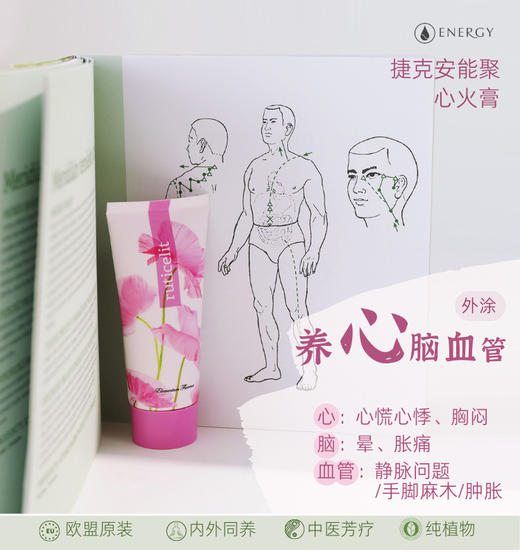 多款可选！捷克Energy安能聚五行外涂乳霜 助眠/改善呼吸系统/通经络 芳疗膏药50ml 日期26年9月之后 商品图8