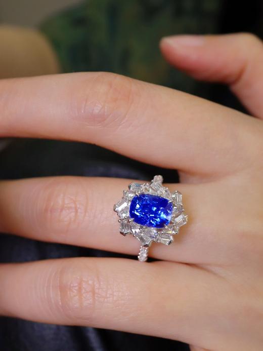 2.59ct蓝宝石戒指 商品图0