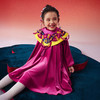 年衣童装女童连衣裙冬装儿童A字裙宝宝丝绒云肩公主裙演出服礼服（送艺术家帽子） 商品缩略图5