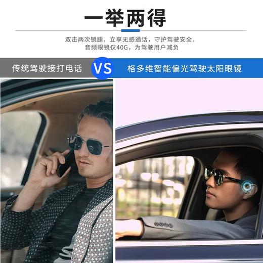 格多维 智能音频眼镜-飞行员太阳镜GD02SRJ 商品图0