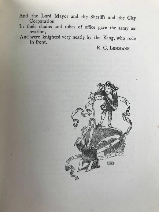 约1900年左右 魔法之窗：童话诗选集 数十幅插图 漆布精装32开 商品图12