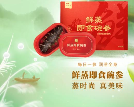 獐子岛  ZONECO鲜蒸即食海参礼盒 冷冻海参开袋即食 海参礼箱245g/盒，一箱10只装 商品图8