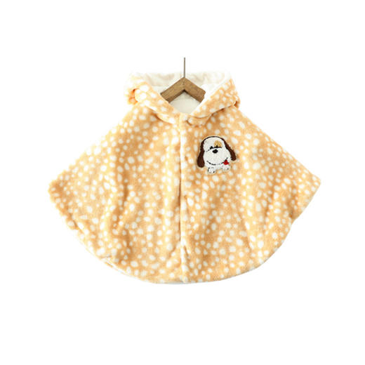 【可爱披肩婴儿披风斗篷，防风保暖，适合男女宝宝】婴儿披风斗篷 秋冬外出防风 可爱披肩儿童 男女宝宝加厚保暖上衣-QQ 商品图4