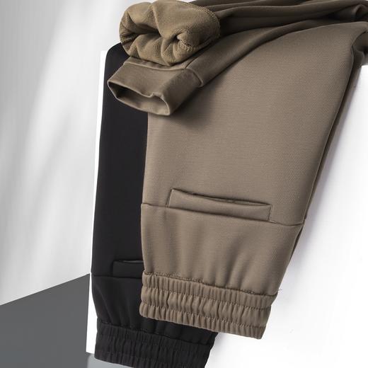 【加绒】【新款DK】大依优型大码男装加绒收口束脚运动裤运动休闲长裤加肥加大弹力舒适 商品图5