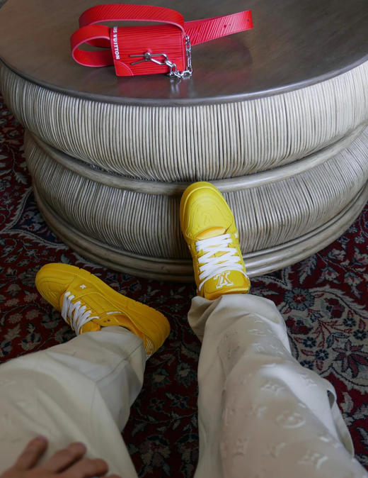 LouIs VUITTON Trainer 皮革 系带 低帮 时尚板鞋（HC） 商品图5