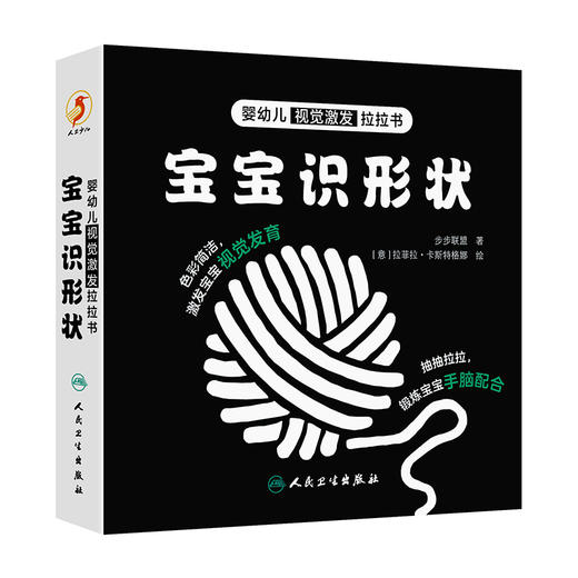 【预售】婴幼儿视觉激发拉拉书 宝宝识形状 2024年10月少儿读物 商品图0