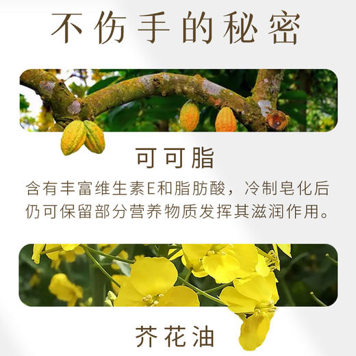 S光阴小驻茶树阳光内衣皂3块装 手工精油皂 易冲洗无残留 高效去渍不伤手 商品图7