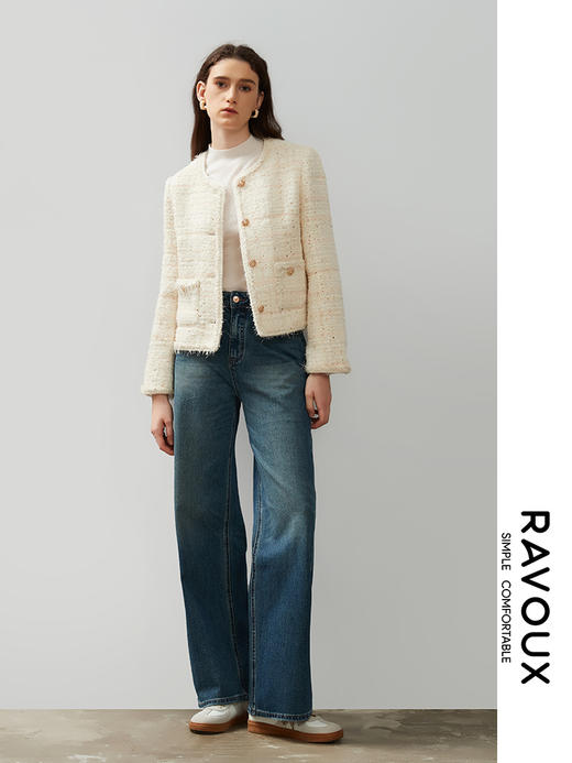 263419907编织织带小香风外套 商品图1