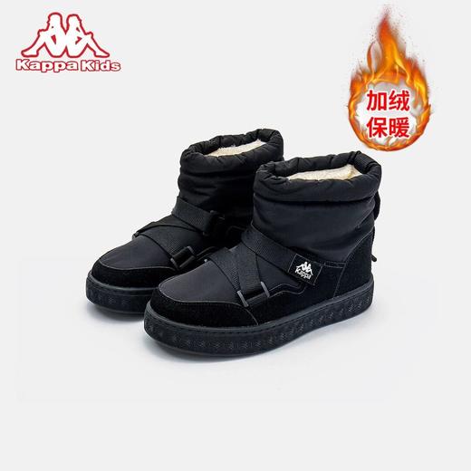 卡帕男女童高帮加绒加棉雪地靴2024冬季新款轻便保暖耐磨休闲鞋KAZD1234113 商品图2