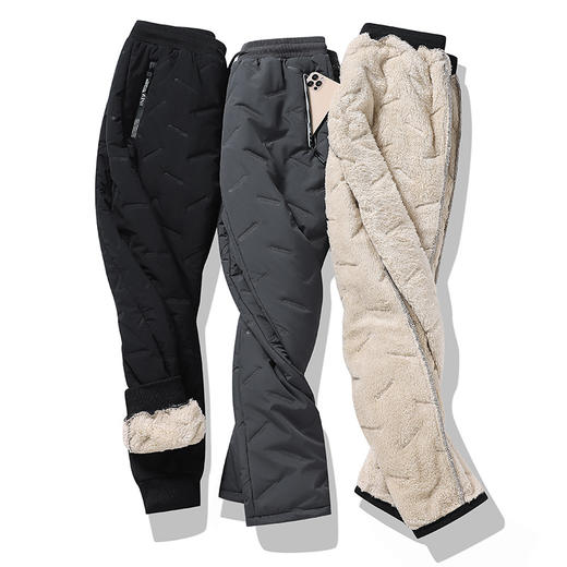 【秋冬防水防寒羊羔绒裤】加棉加绒 蓄热保暖 舒适透气 抵御寒潮 商品图2