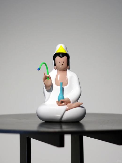 禁止悲伤「好运菩萨」系列潮流艺术雕塑摆件 好运连连 事事如意 商品图3