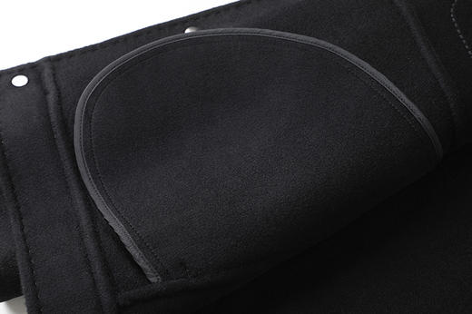 【羊毛】【新款DDT】大依优型大码男装翻领休闲羊毛双面呢毛呢外套拉链夹克外套上衣男士 商品图8