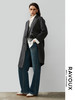 264269913净色中长双排扣大衣 商品缩略图2