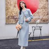法式小香风重工花边毛呢套装，时尚气质小个子两件套裙HR-YJLY1388A 商品缩略图2