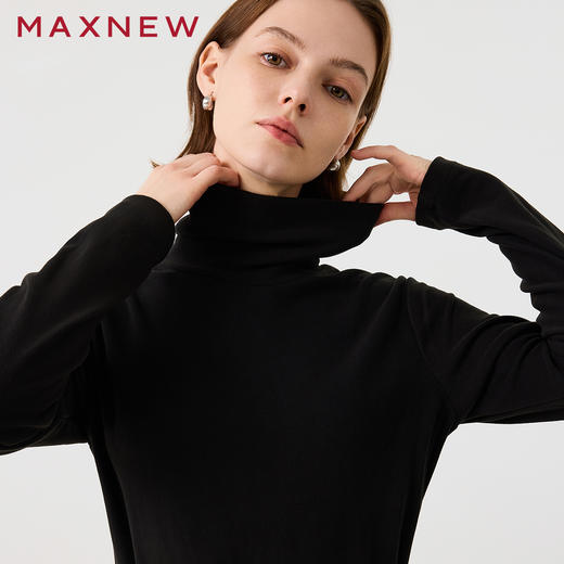 【T恤】高领云朵棉长袖T恤1N4222203 商品图3