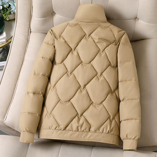 TZW-2024新款时尚宽松显瘦短款加厚羽绒棉服女外套 商品图3