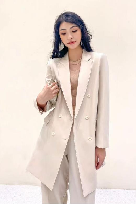 ESTELLICA 米色质感西装长外套 14132 商品图0