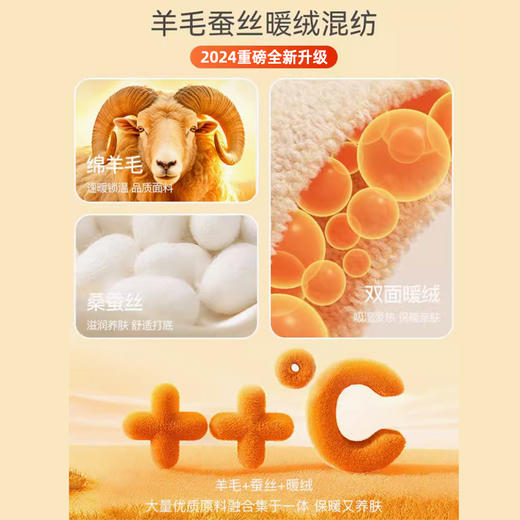 【每2件减5】蚕丝羊毛贴片缎彩养护背心，保护前胸后背！ 商品图3