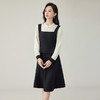 奢姿大码女装2024秋季立领气质裙子胖妹妹拼接假两件时尚连衣裙9943826641 商品缩略图3