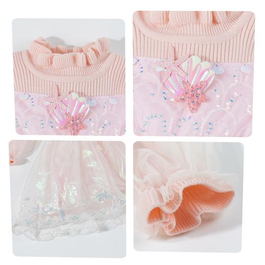 迪士尼女童美人鱼长袖连衣裙234DQ0298 商品图5