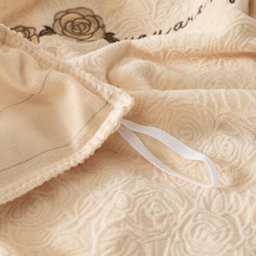 多喜爱 暖暖绒刺绣款保暖四件套南诏公主/紫如烟hl【高克重暖绒】【一触即暖】【精美刺绣】黑科技导电丝 不易掉毛 可水洗 商品图5