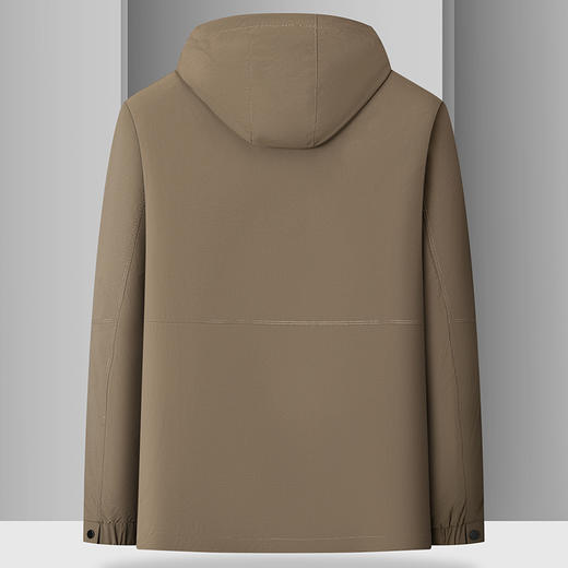 【可拆卸帽】【新款DKP】大依优型大码加绒棉衣连帽夹克棉服休闲胖子大码男休闲宽松加肥加大上衣冬季外套 商品图2