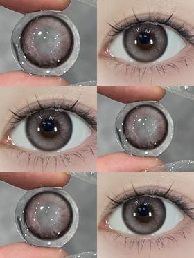 pfgirlcon月抛 坠入玫瑰 灰粉 14.2mm 非离子
