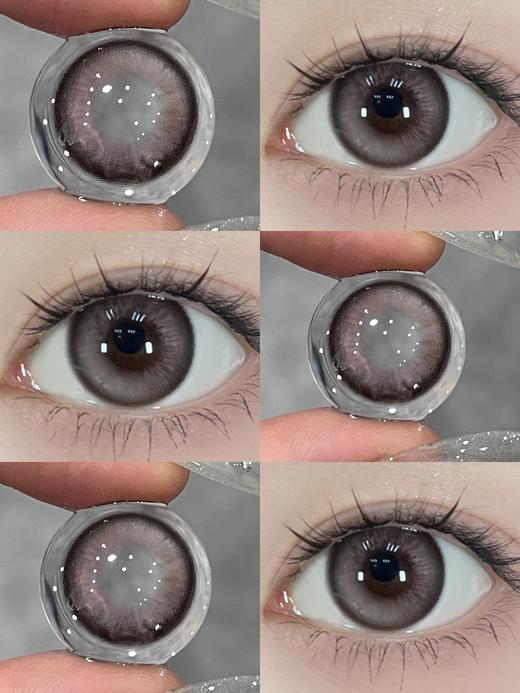 pfgirlcon月抛 坠入玫瑰 灰粉 14.2mm 非离子 商品图0